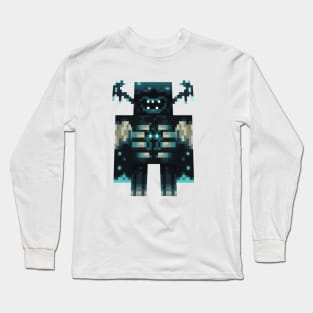 Smiling Warden Sticker Long Sleeve T-Shirt